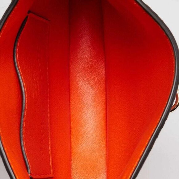 Gucci Orange/Black Python Jackie Notte Mini Chain Bag - Picture 10 of 12